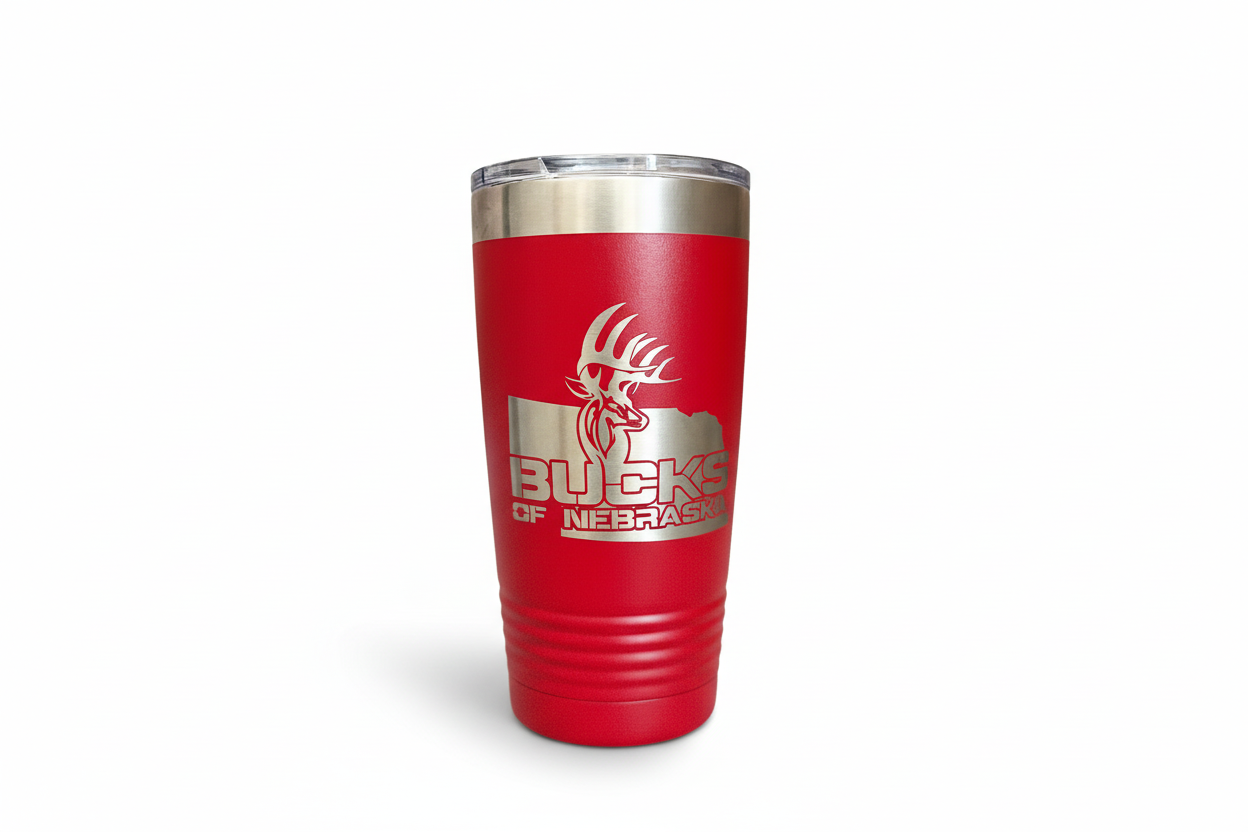 Bucks of Nebraska Premium 20oz. Tumbler